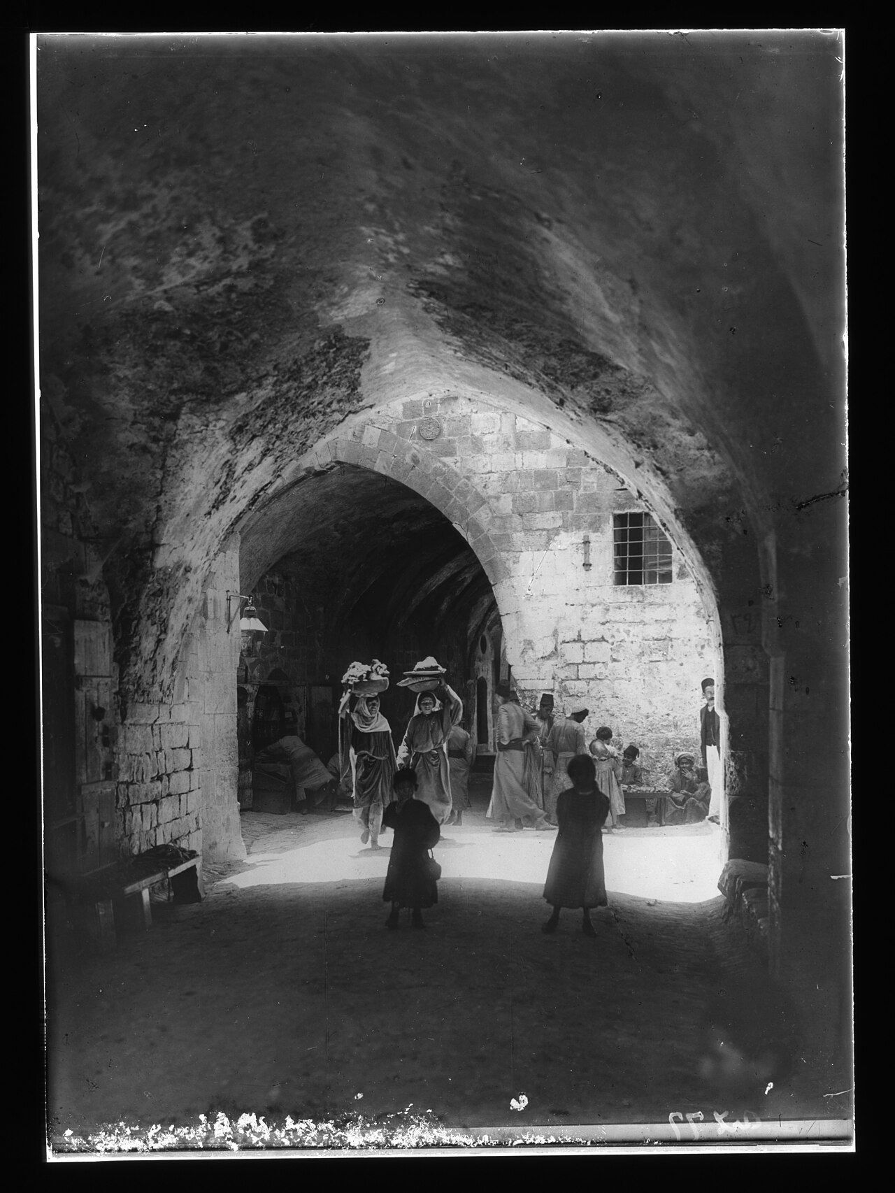 A historic street scene in Jerusalem